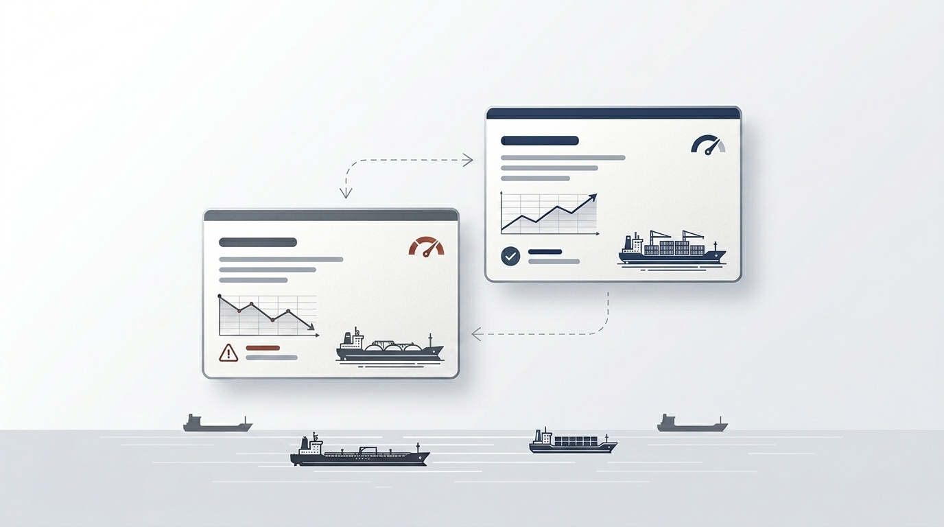 FuelEU Maritime pooling compliance balance and commercial risk dashboard