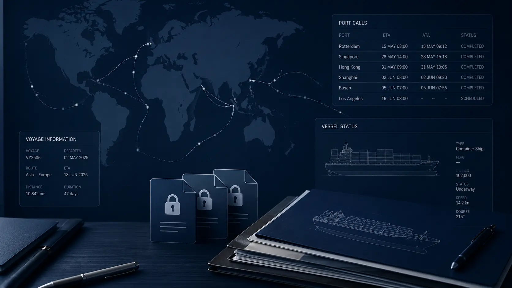 Maritime cyber risk and digital shipping systems