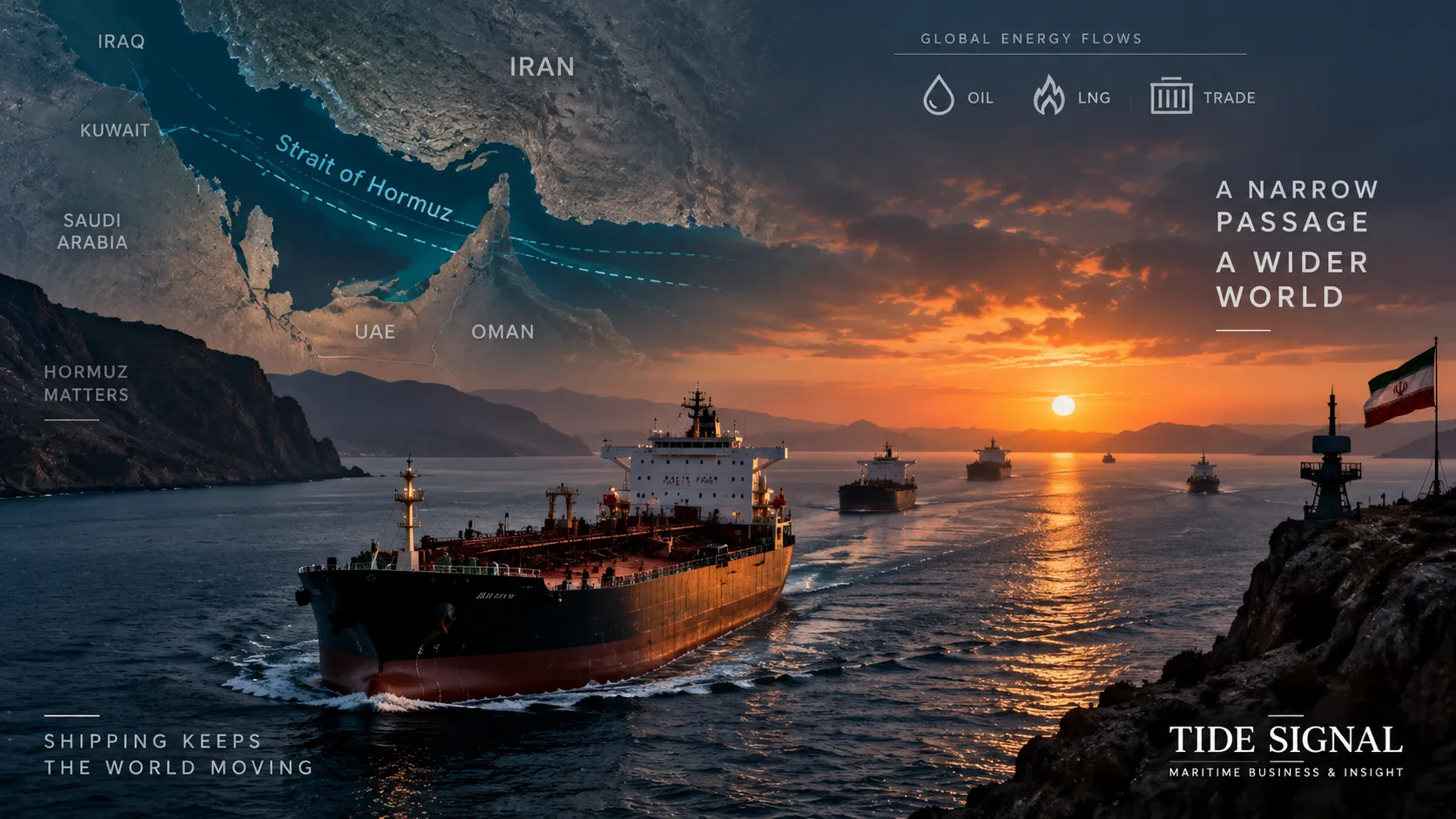 Is the Strait of Hormuz Open? Four AIS-Visible Commodity Vessels Cross as Gulf Risk Tightens