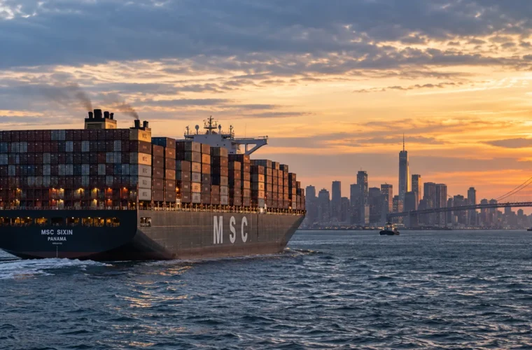 Transpacific Container Rates Near Record Highs as Asia–US Freight Surges Above $11,000