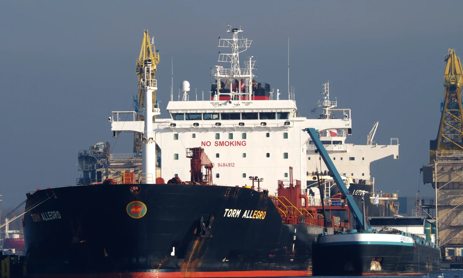 TORM ALLEGRO oil and chemical tanker illustrating HNS Convention 2027 requirements for hazardous and noxious substances
