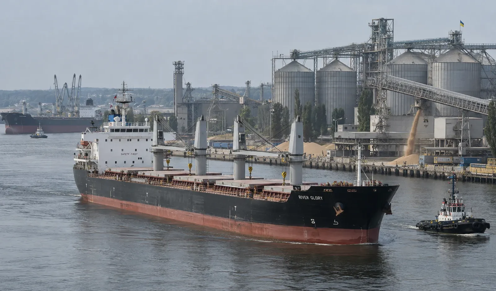 Ukraine Black Sea grain exports disrupted as grain ship calls fall 92 percent