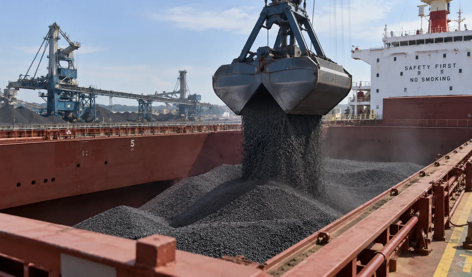 IMSBC Code 2027 bulk cargo loading operation on a dry bulk carrier