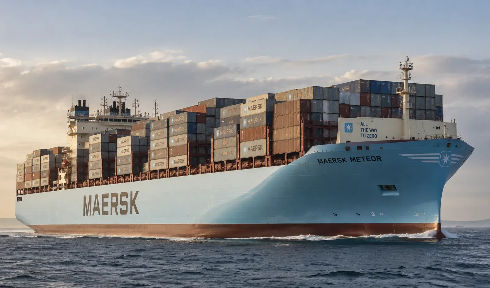 Maersk Orders 26 Container Ships: 18,600 TEU Each