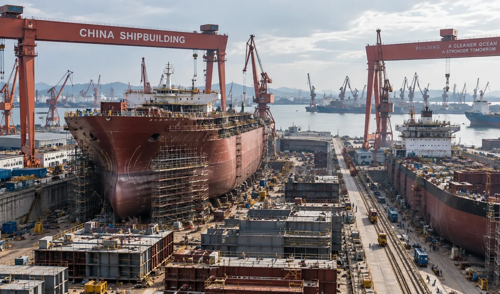 Chinese shipyard building tankers as COSCO shipbuilding IPO plans highlight China’s 2026 newbuilding boom