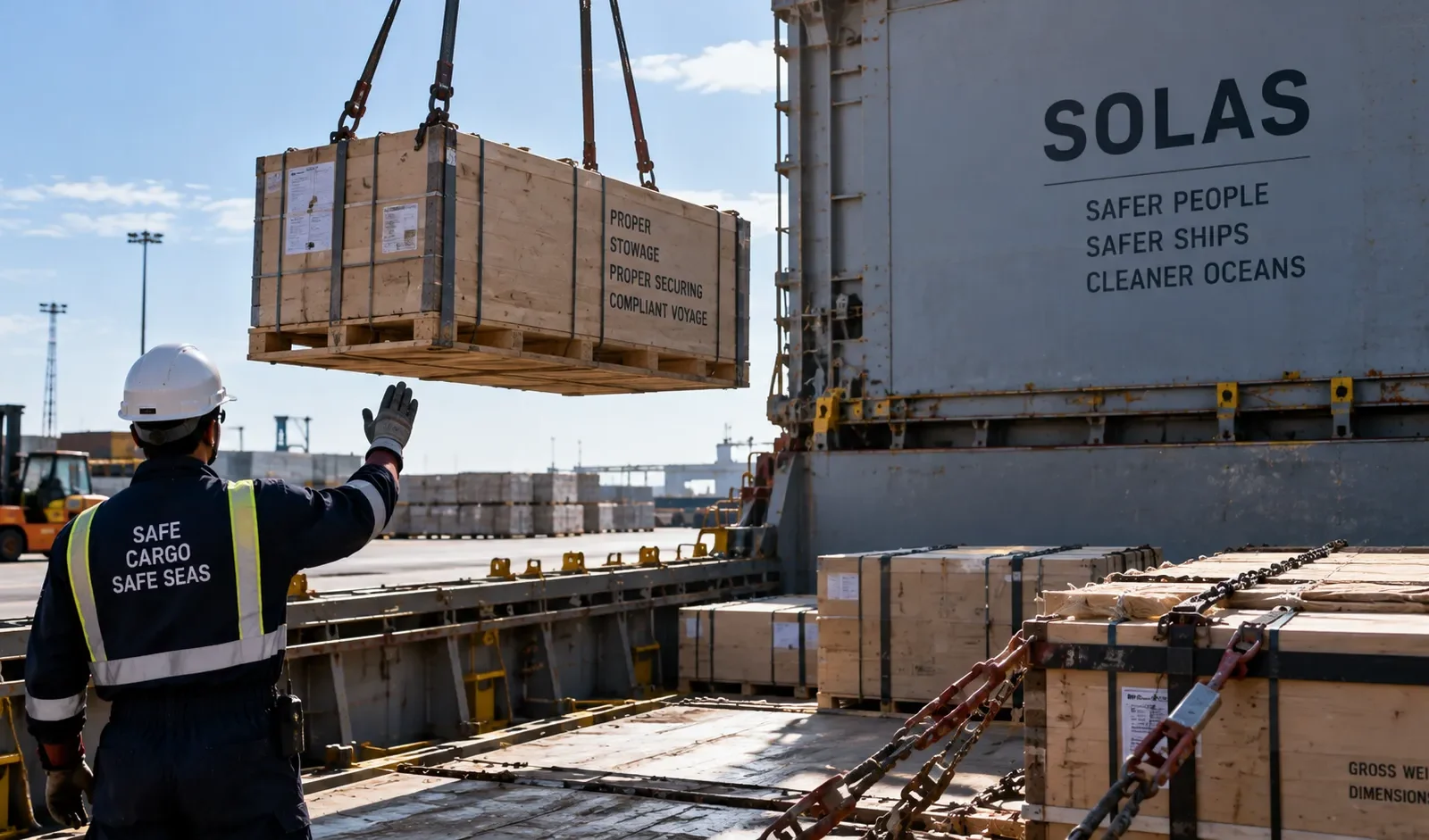 SOLAS Chapter VI Explained: Cargo Stowage, Securing, VGM and Grain Loading