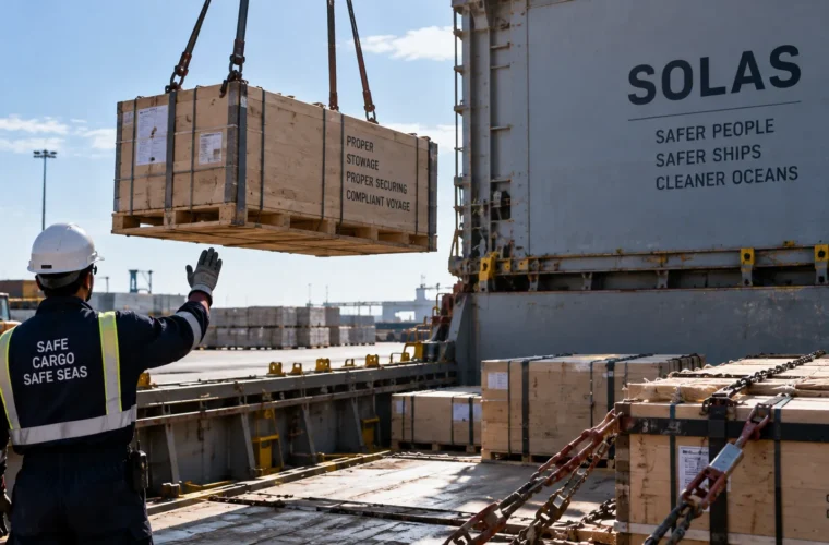 SOLAS Chapter VI Explained: Cargo Stowage, Securing, VGM and Grain Loading