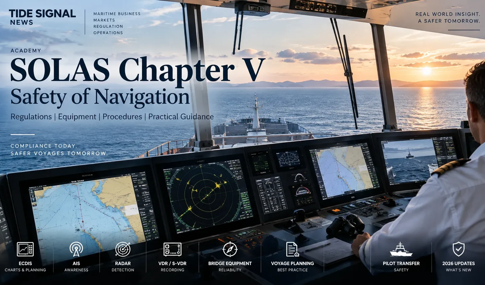 SOLAS Chapter V Explained: Safety of Navigation, ECDIS, AIS, VDR and Bridge Requirements