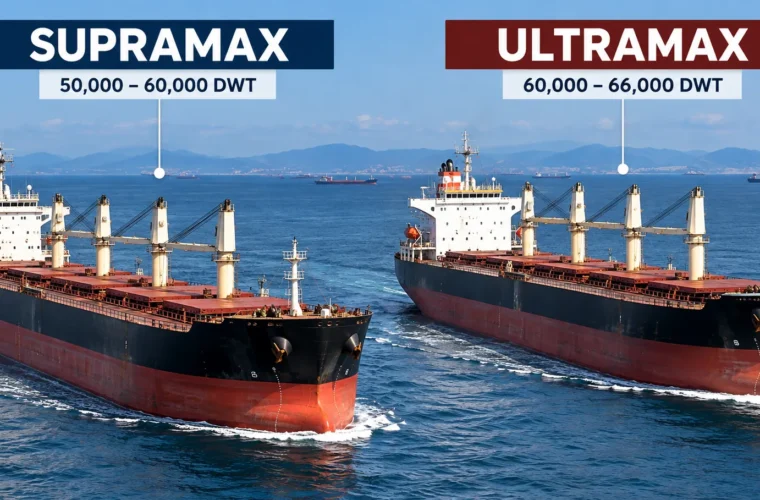 Supramax vs Ultramax: Size, DWT, Cargo Gear and Key Differences